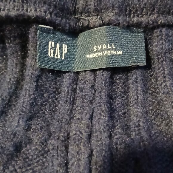 GAP Women's Dark Blue Cable-Knit Sweater Pants Size SM - Picture 8 of 10